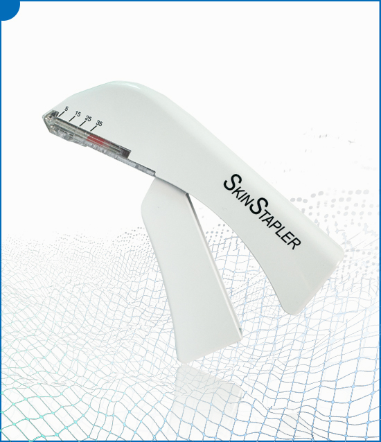 Disposable skin stapler
